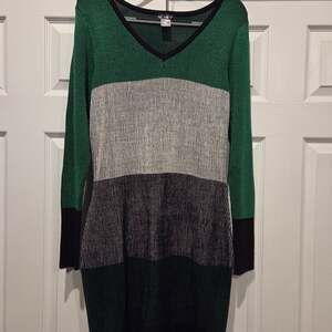 VENUS Stripped Dress - L